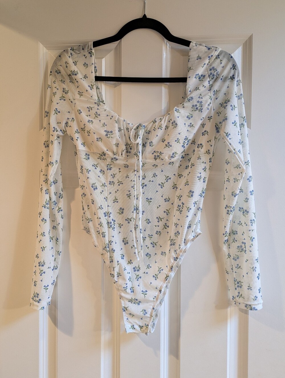 Sheer Floral Bodysuit